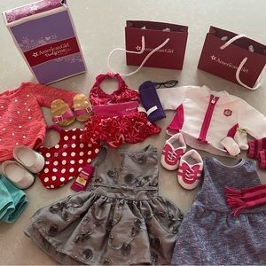 American Girl brand clothing and accessories.